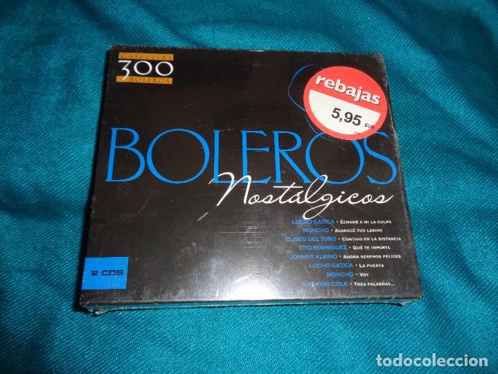 CDs de m&uacute;sica: BOLEROS. NOSTALGICOS. 2 CD&acute;S. PRECINTADO - Foto 1