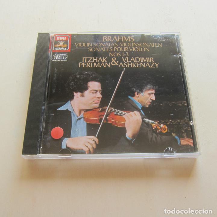 CDs de m&uacute;sica: BRAHMS - PERLMAN / ASHKENAZY (EMI) CD - Foto 1