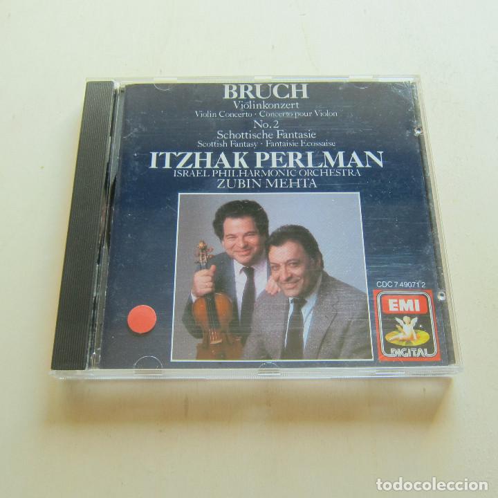 CDs de m&uacute;sica: BRUCH - ITZHAK PERLMAN / ZUBIN MEHTA (EMI) CD - Foto 1
