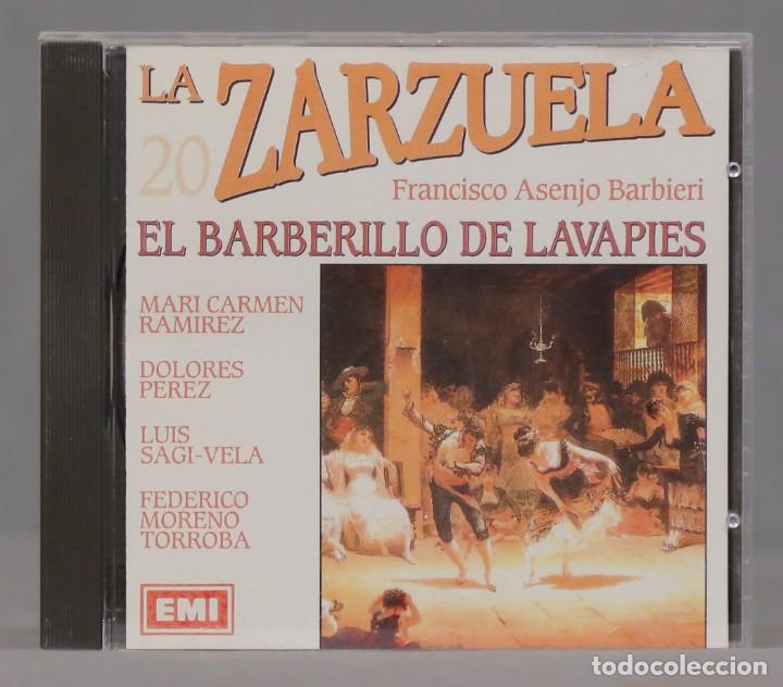 CDs de m&uacute;sica: CD. EL BARBERILLO DE LAVAPIES. BARBIERI - Foto 1