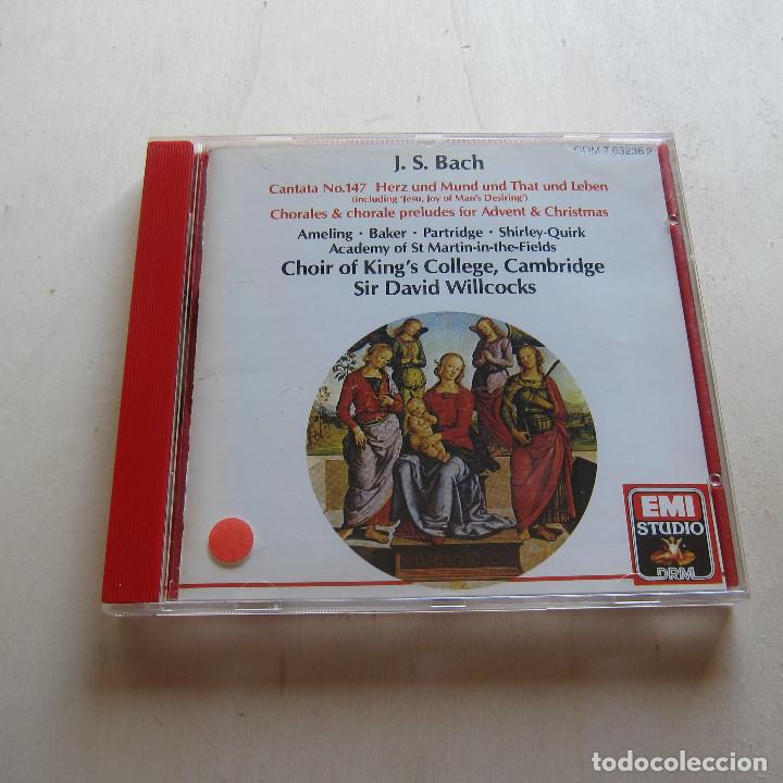 CDs de m&uacute;sica: BACH - DAVID WILLCOCKS (EMI) CD - Foto 1