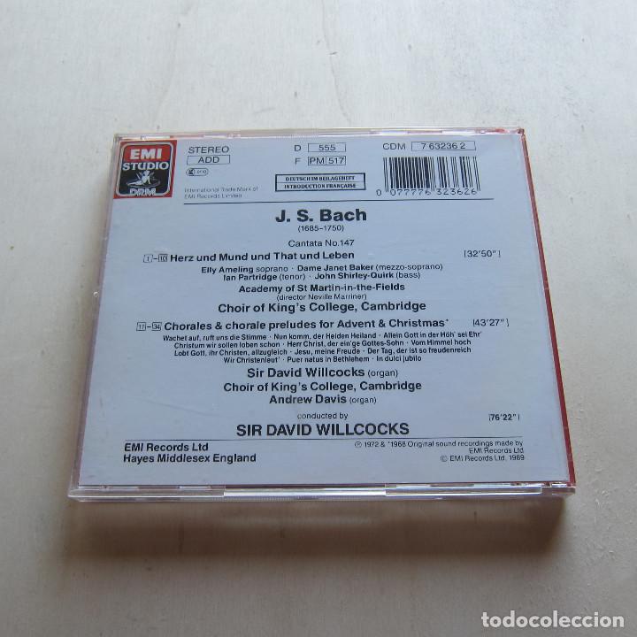 CDs de m&uacute;sica: BACH - DAVID WILLCOCKS (EMI) CD - Foto 2