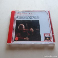 CDs de Música: BRAHMS. STRING SEXTETS 1 & 2 - MENUHIN, MASTERS, ARONOWITZ, WALLFISCH... (EMI) CD. Lote 361374535