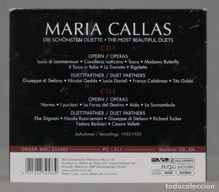 CDs de m&uacute;sica: 2 CD. MARIA CALLAS. DUETOS - Foto 2