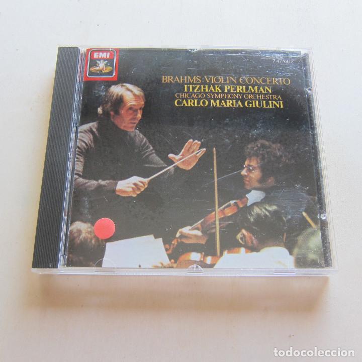 CDs de m&uacute;sica: BRAHMS. VIOLIN CONCERTO - PERLMAN / GIULINI (EMI) CD - Foto 1