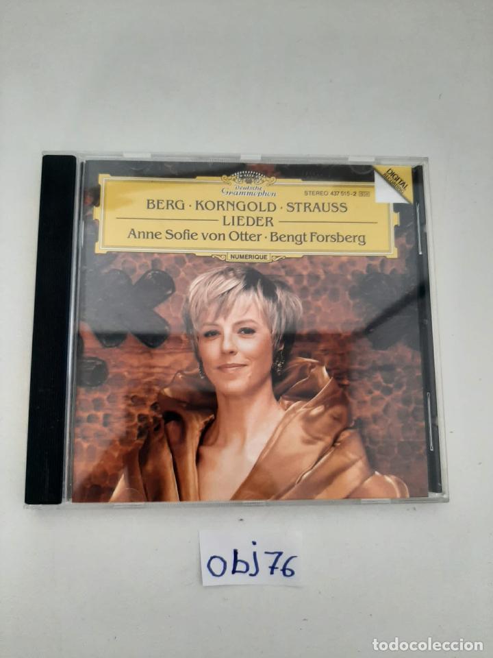 CDs de m&uacute;sica: Berg Korngold Strauss Lieder - Foto 1