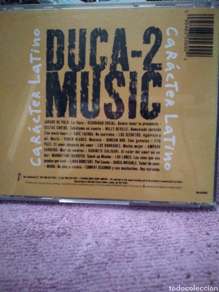 CDs de m&uacute;sica: CARACTER LATINO-DUCA 2 MUSIC-CD- - Foto 2