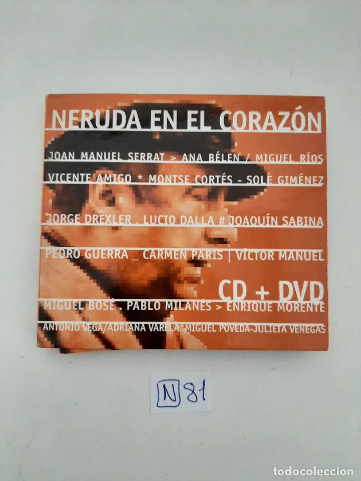 CDs de m&uacute;sica: Neruda en el coraz&oacute;n - Foto 1