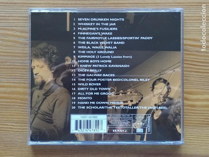 CDs de m&uacute;sica: CD A NIGHT OUT WITH THE DUBLINERS (1H) - Foto 2
