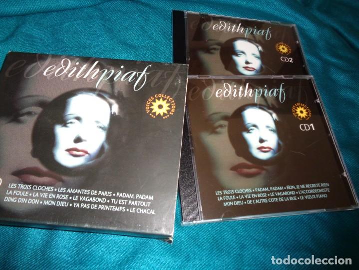 CDs de m&uacute;sica: EDITH PIAF . VOICES COLLECTIONS. CAJA CON 2 CD&acute;S. IMPECABLE - Foto 1