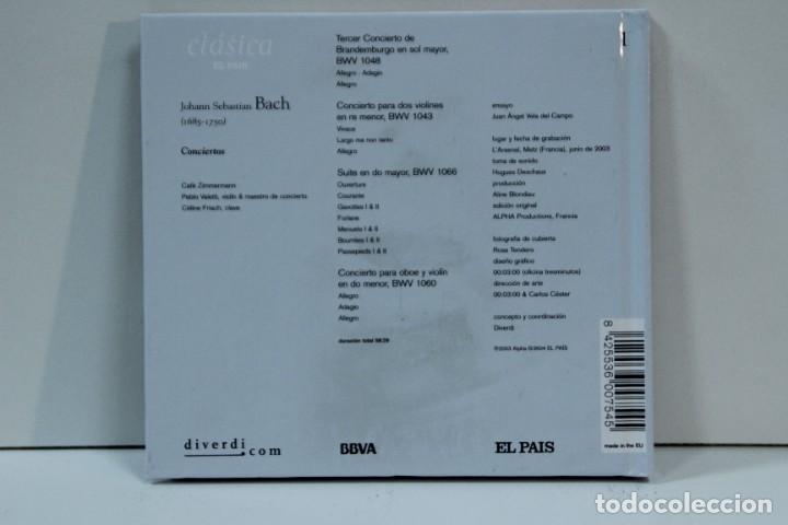 CDs de m&uacute;sica: DISCO CD. Bach - Caf&eacute; Zimmermann &ndash; Conciertos. COMPACT DISC. - Foto 2