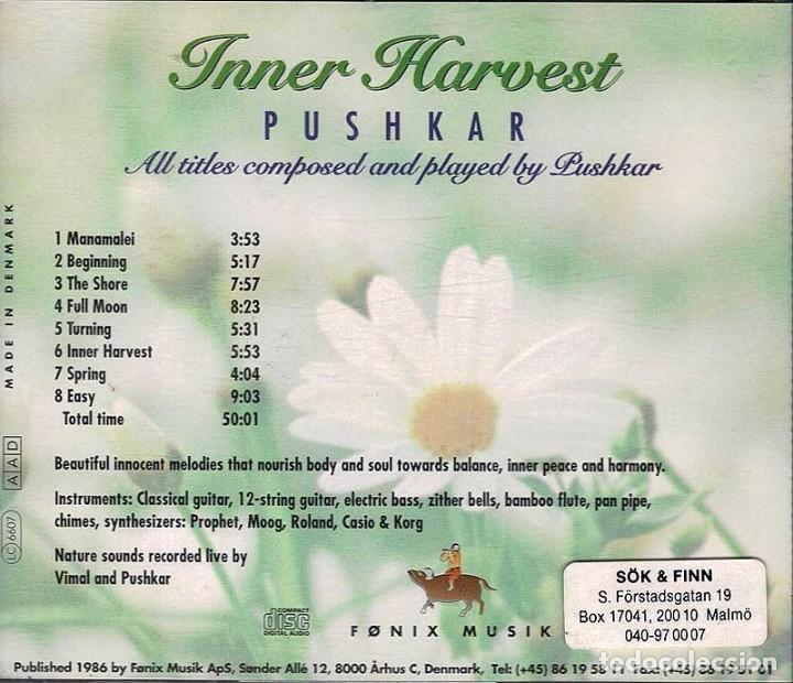 CDs de m&uacute;sica: Pushkar - Inner Harvest. CD - Foto 2