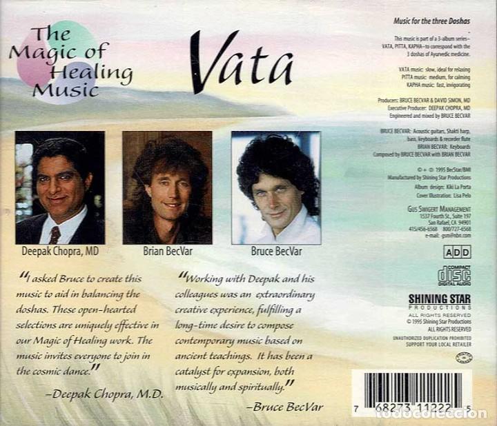 CDs de m&uacute;sica: Bruce Becvar, Brian BecVar, Deepak Chopra - Vata. CD - Foto 2