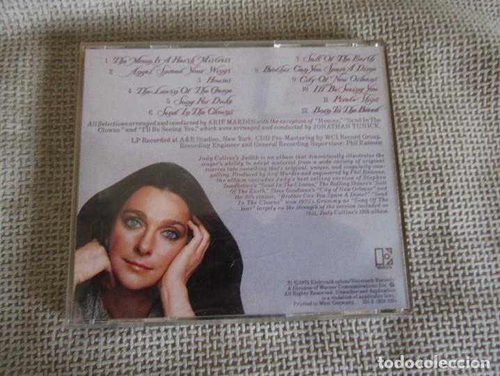 CDs de m&uacute;sica: Judy Collins - Judith - CD - 1984 - Foto 2