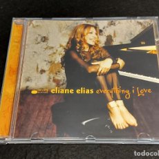 CDs de Música: ELIANE ELIAS / EVERYTHING I LOVE / CD - BLUE NOTE RECORDS-2000 / 13 TEMAS / IMPECABLE.. Lote 361759005