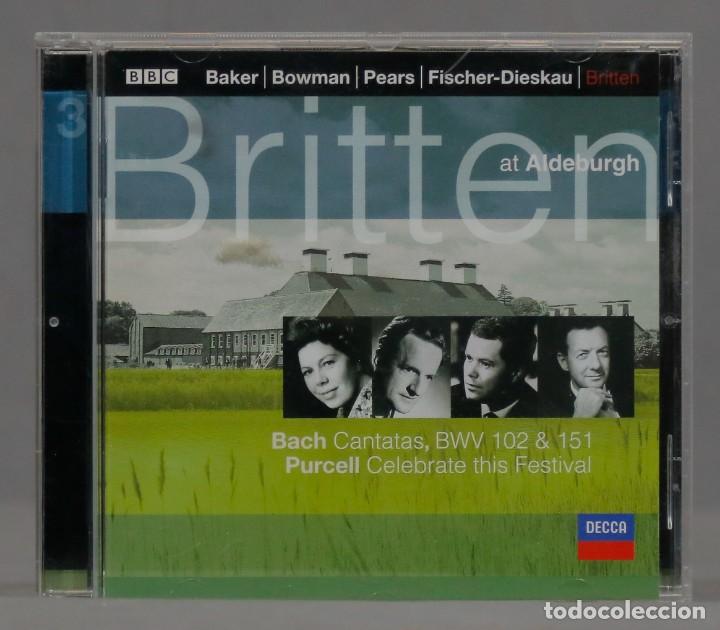 CDs de Musique: CD. Bach: Cantatas Bwv 102 & 151 / Purcell: Celebrate this Festival Britten at Aldeburgh