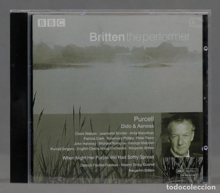 CDs de m&uacute;sica: CD. Britten. The Performer. PURCEL. DIDO & AENEAS - Foto 1
