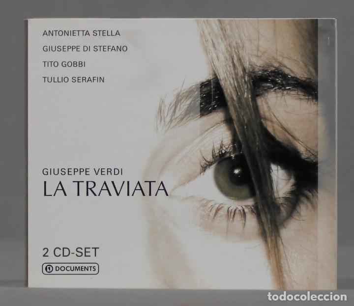 CDs de m&uacute;sica: 2 CD. LA TRAVIATA. VERDI. SERAFIN - Foto 1