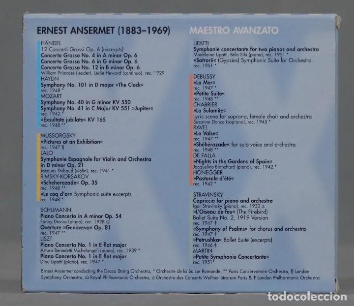 CDs de m&uacute;sica: 10 CD. ANSERMET. MAESTRO AVANZATO - Foto 2