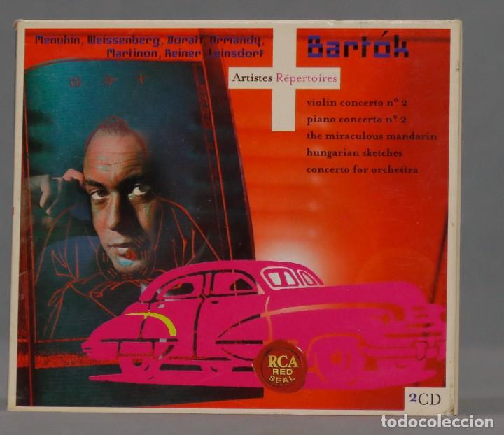 CDs de m&uacute;sica: 2 CD. BARTOK. ARTISTES REPERTOIRES - Foto 1
