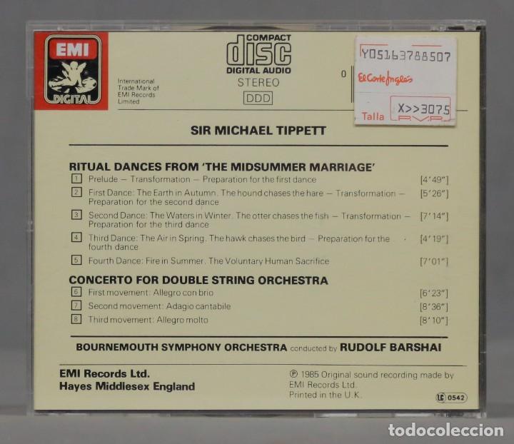 CDs de m&uacute;sica: CD. Barshai &ndash; Concerto For Double String Orchestra /Ritual Dances. TIPPETT - Foto 2