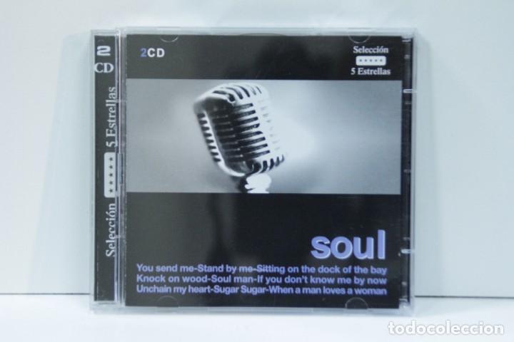 Musik-CDs: DISCO 2 X CD. Selecci&oacute;n 5 Estrellas - Soul. COMPACT DISC.