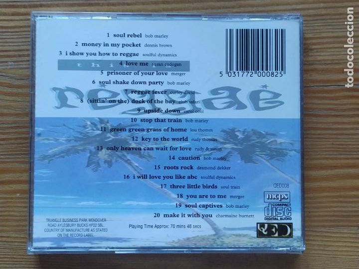 CDs de m&uacute;sica: CD THIS IS REGGAE - BOB MARLEY, DENNIS BROWN... (2I) - Foto 2