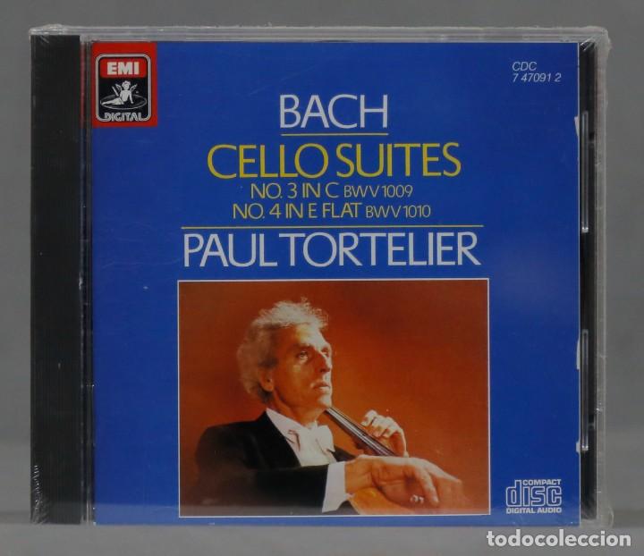CDs de m&uacute;sica: CD. CELLO SUITES. BACH. TORTELIER. PRECINTADO - Foto 1
