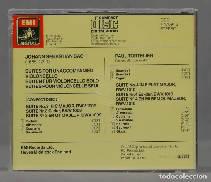 CDs de m&uacute;sica: CD. CELLO SUITES. BACH. TORTELIER. PRECINTADO - Foto 2
