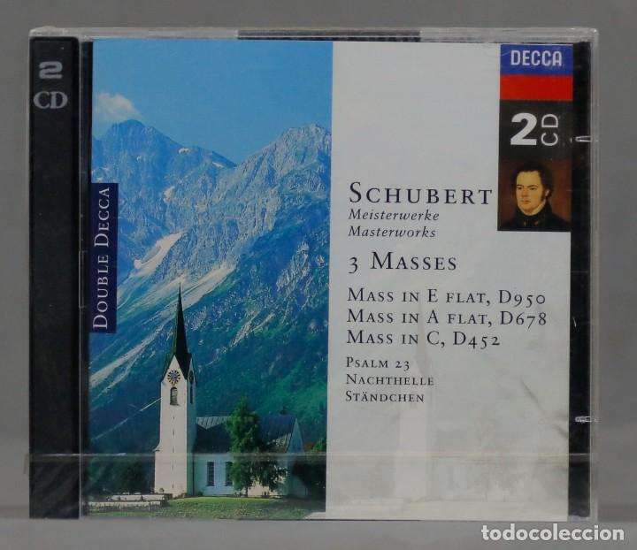 CDs de m&uacute;sica: 2 CD. Schubert &ndash; 3 Masses. PRECINTADO - Foto 1