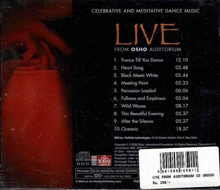 CDs de m&uacute;sica: Live From Osho Auditorium 1. CD (precintado) - Foto 2