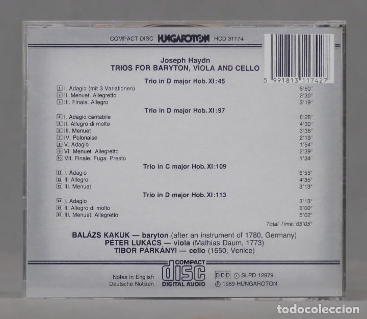CDs de m&uacute;sica: CD. Haydn: Baryton Trios - Foto 2