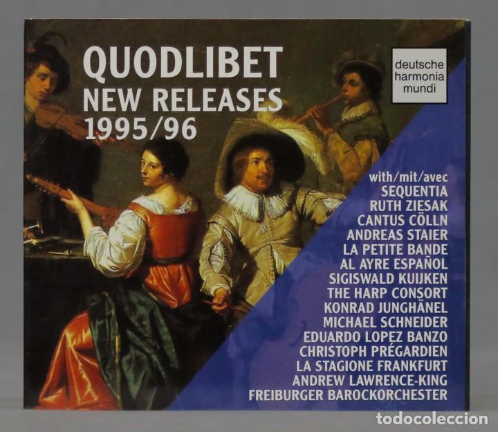 CDs de m&uacute;sica: CD. Quodlibet New Releases 1995/96 - Foto 1