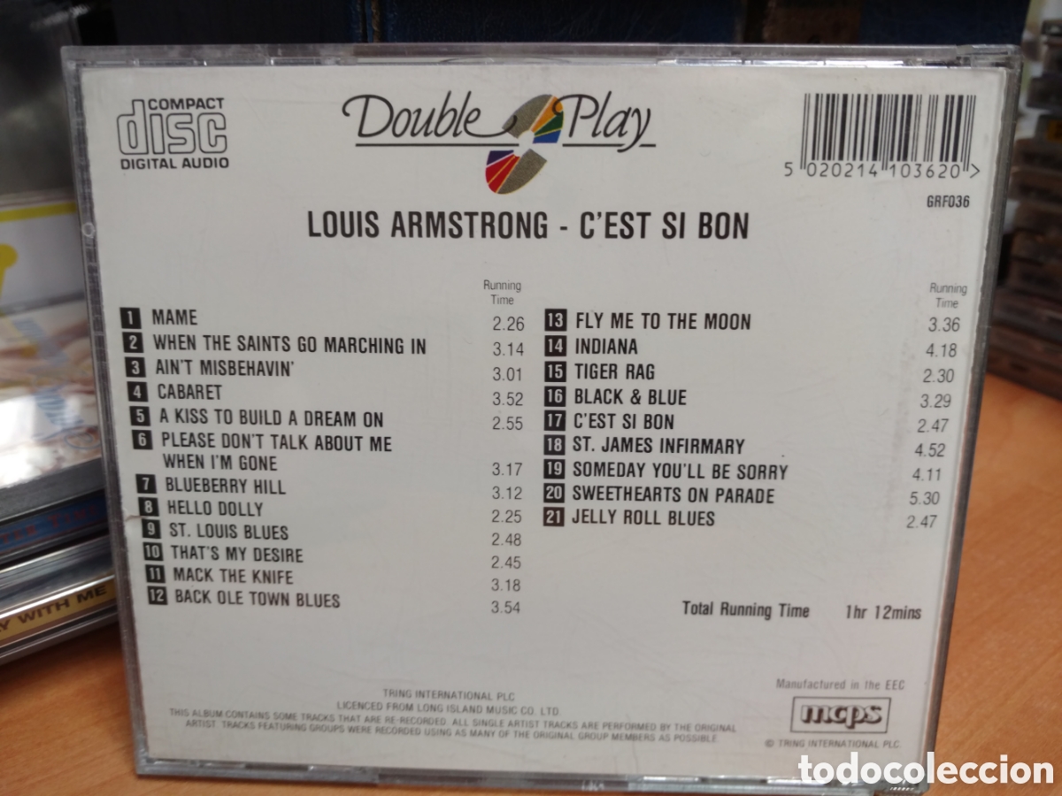 CDs de m&uacute;sica: Louis Armstrong - Cest Si Bon (CD, Comp) - Foto 2