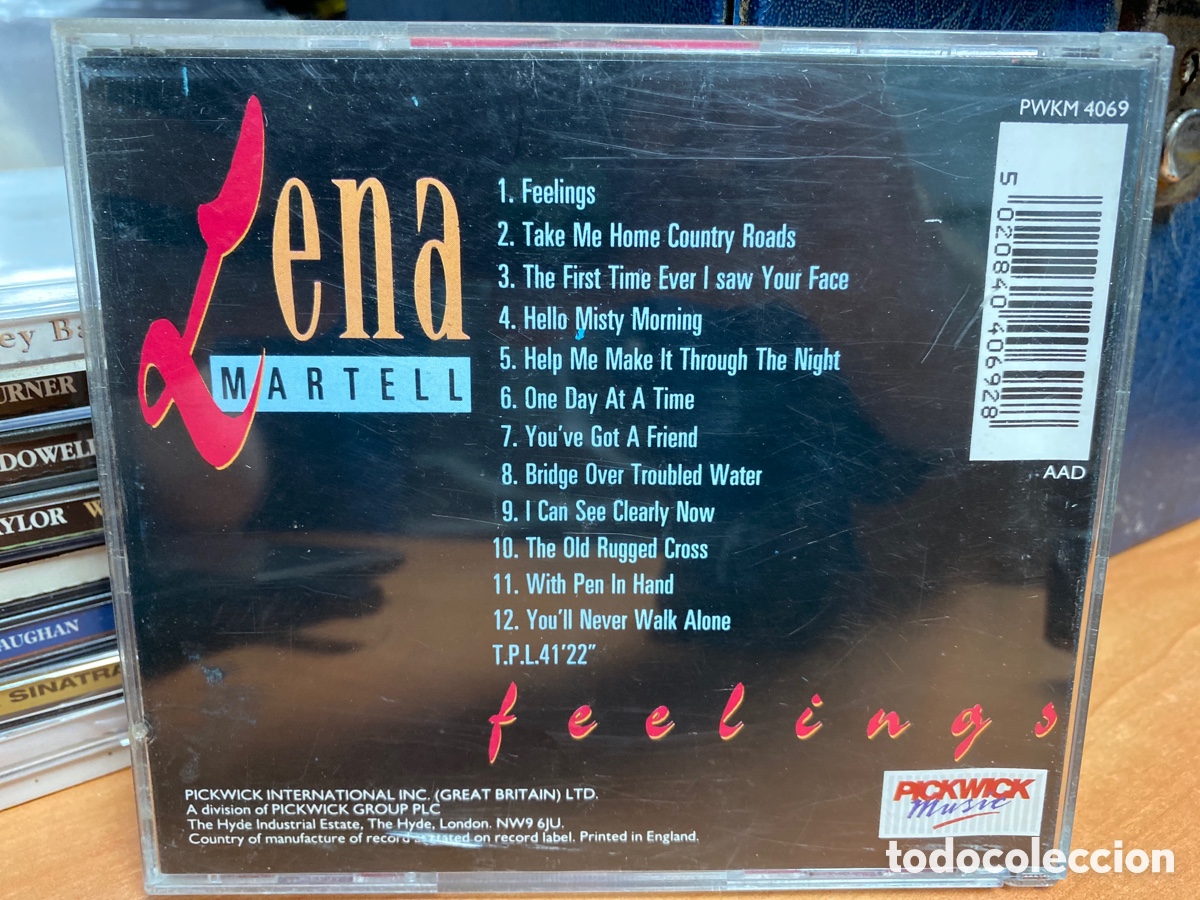 CDs de m&uacute;sica: Lena Martell - Feelings (CD, Comp) - Foto 2
