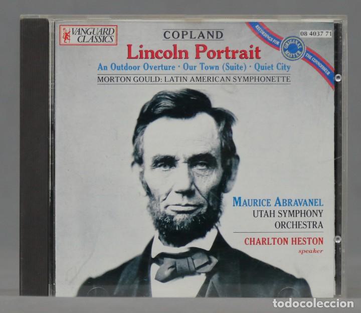 CDs de m&uacute;sica: CD. Aaron Copland &ndash; A Lincoln Portrait - Foto 1