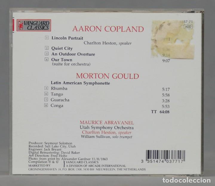 CDs de m&uacute;sica: CD. Aaron Copland &ndash; A Lincoln Portrait - Foto 2