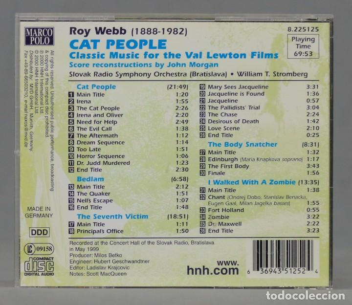 CDs de m&uacute;sica: CD. I WALKED WITH A ZOMBIE. ROY WEBB - Foto 2