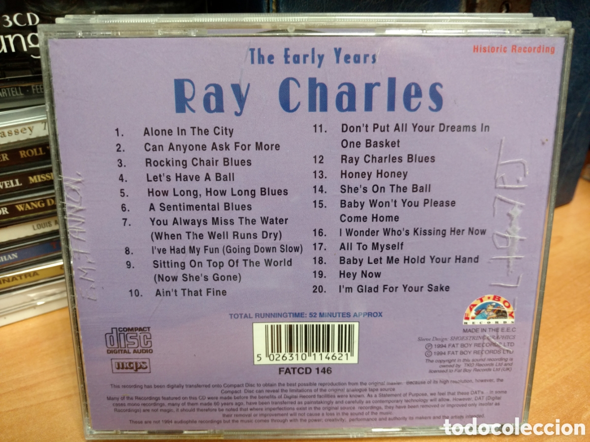 CDs de m&uacute;sica: Ray Charles - The Early Years (CD) - Foto 2