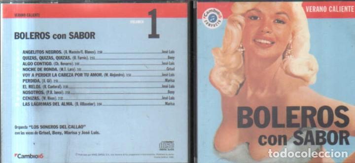 CDs de m&uacute;sica: BOLEROS CON SABOR. CD-VARIOS-2129 - Foto 1