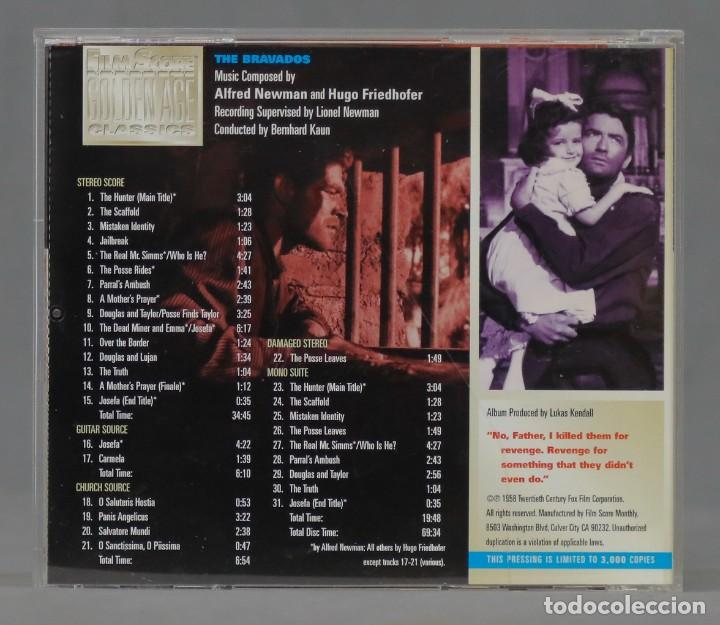 CDs de m&uacute;sica: CD. Hugo Friedhofer &ndash; THE BRAVADOS - Foto 2
