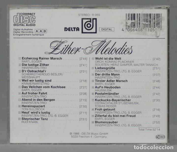 CDs de m&uacute;sica: CD. ZITHER-MELODIES - Foto 2