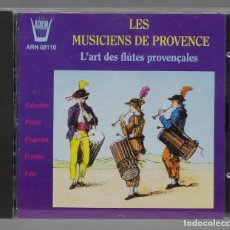 CDs de Musique: CD. LES MUSICIENS DE PROVENCE – VOL. 2 - L' ART DES FLÛTES PROVENÇALES. Lote 362420460