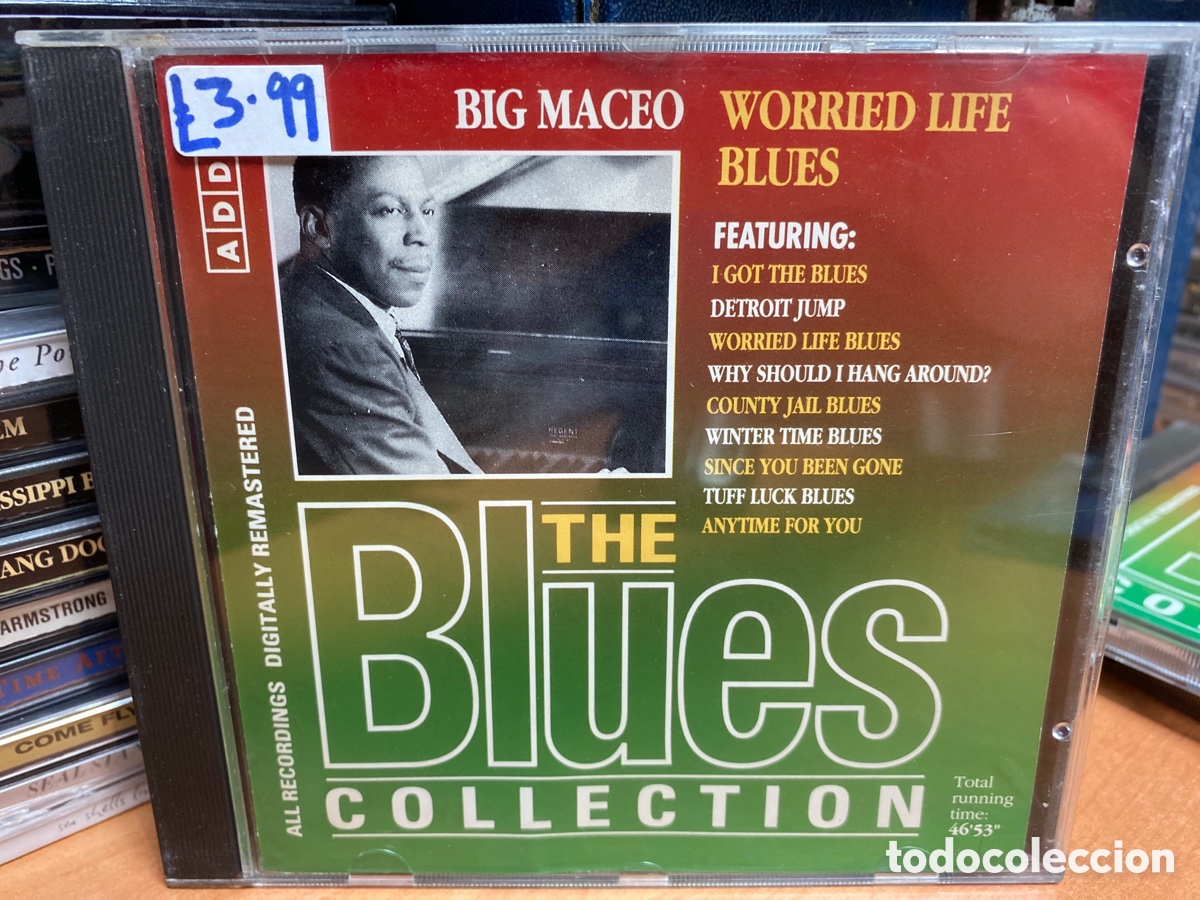 CDs de M&uacute;sica: Big Maceo - Worried Life Blues (CD, Comp)