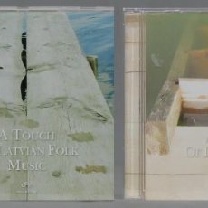 CDs de Música: 2 CD. A TOUCH OF LATVIAN FOLK MUSIC. VOL. 1 Y 2. Lote 362595625