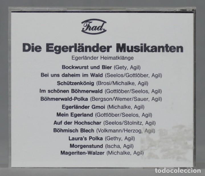CDs de m&uacute;sica: CD. DIE EGERLANDER MUSIKANTEN - Foto 2