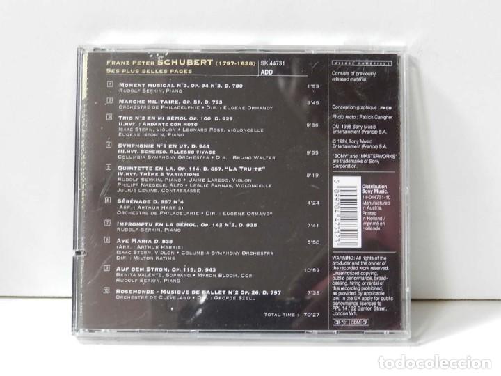 CDs de m&uacute;sica: DISCO CD. Schubert &ndash; Ses Plus Belles Pages. COMPACT DISC. - Foto 2