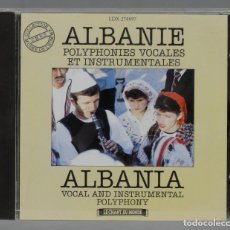CDs de Música: CD. ALBANIA: VOCAL AND INSTRUMENTAL POLYPHONY. Lote 362598715