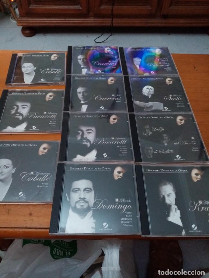 CDs de m&uacute;sica: LOTE DE 11 CD. GRANDES DIVOS DE LA OPERA. - Foto 1