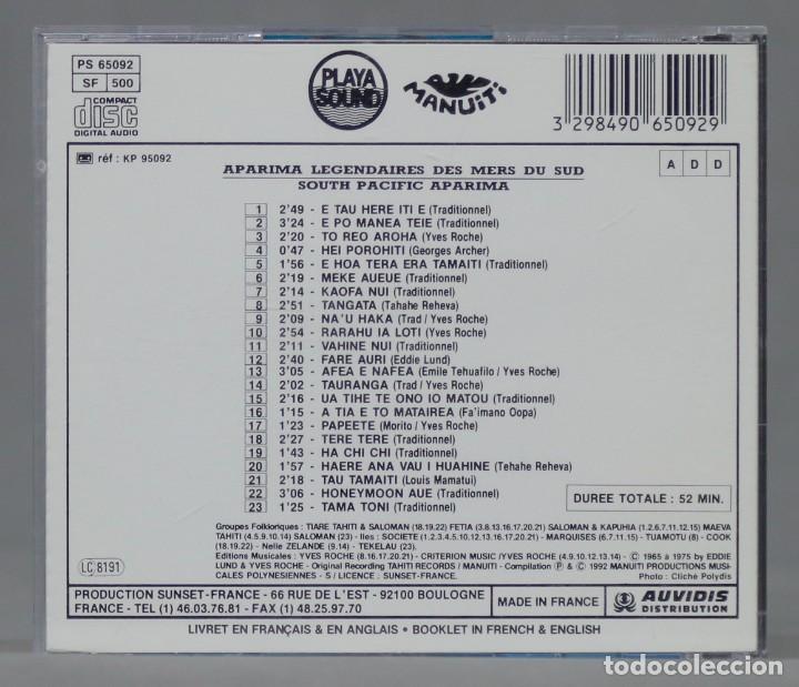 CDs de m&uacute;sica: CD. Legendary Aparimas South Pacific - Foto 2